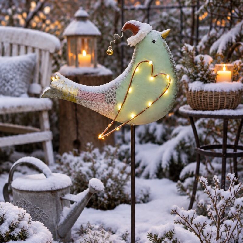 Декор светодиодный CAMPO Home & Garden «Птица» на штекре 32x5x99 см 12 LED