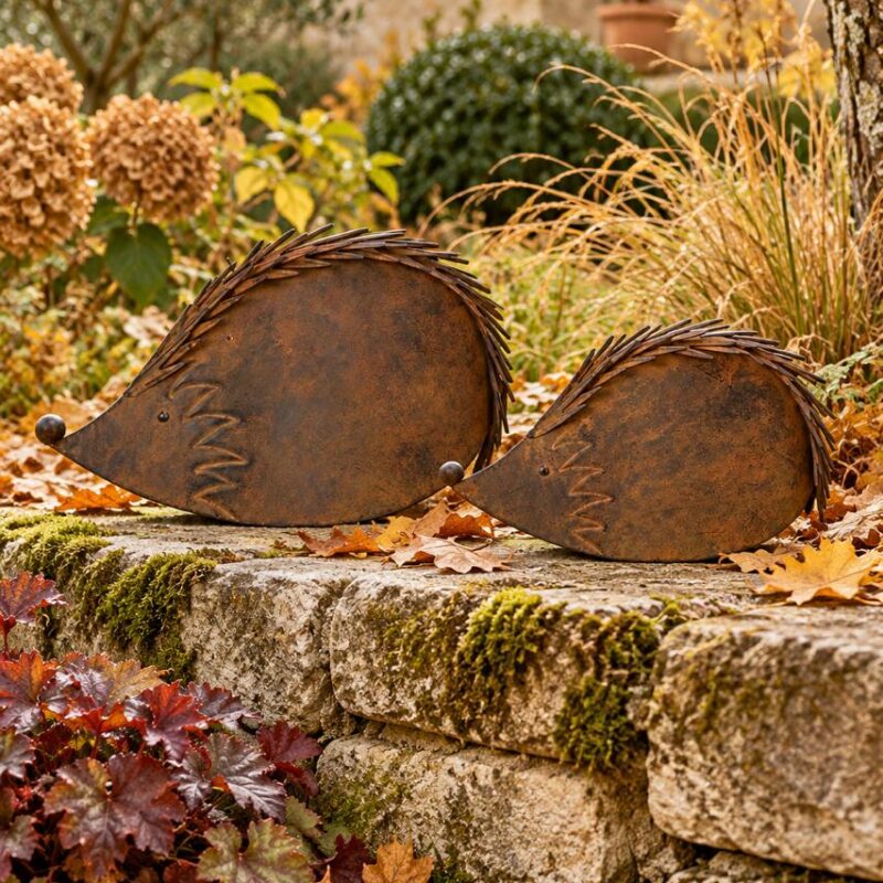 Декор садовый CAMPO Home & Garden «Ёжик» большой 35x13x21,5 см